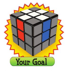 Tahap 1 Menyelesaikan Rubik